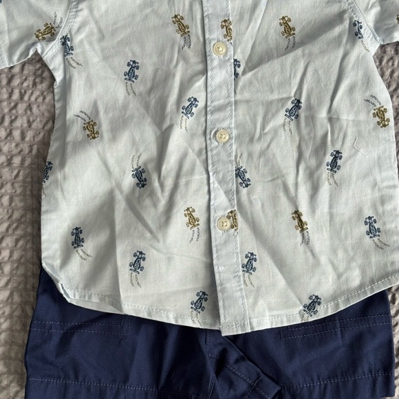 ⚠️Carter’s Button-Down Shirt and Shorts Set⚠️ - Picture 2 of 2